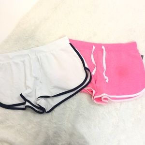 NWT No Boundaries pink and white short bundle